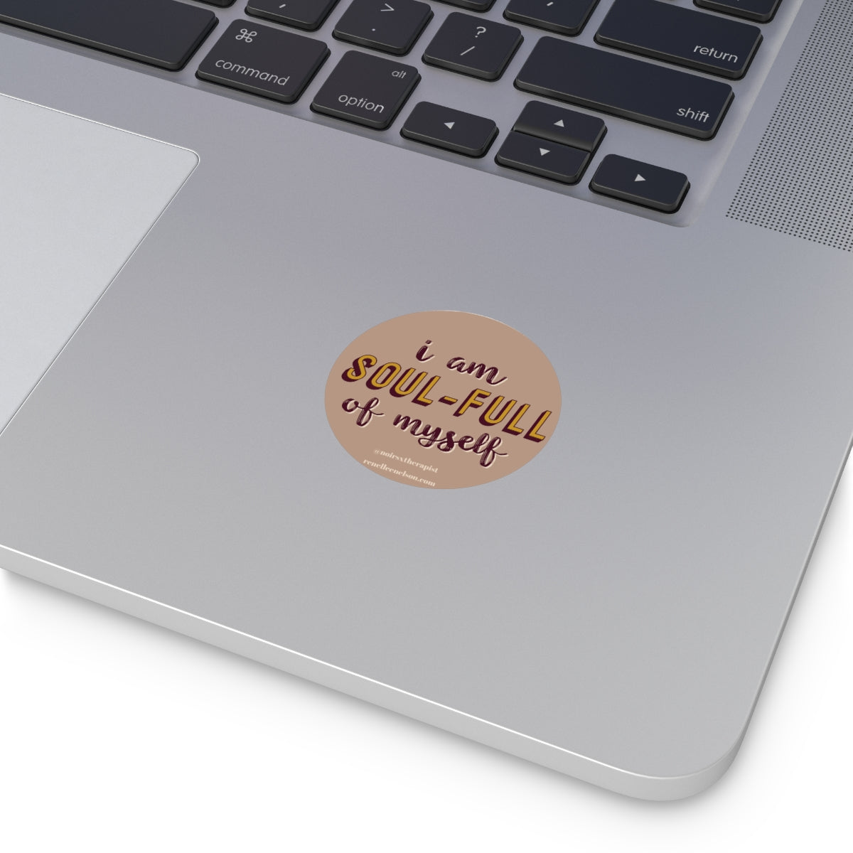 "I am Soul-Full of Myself" Round Vinyl Stickers