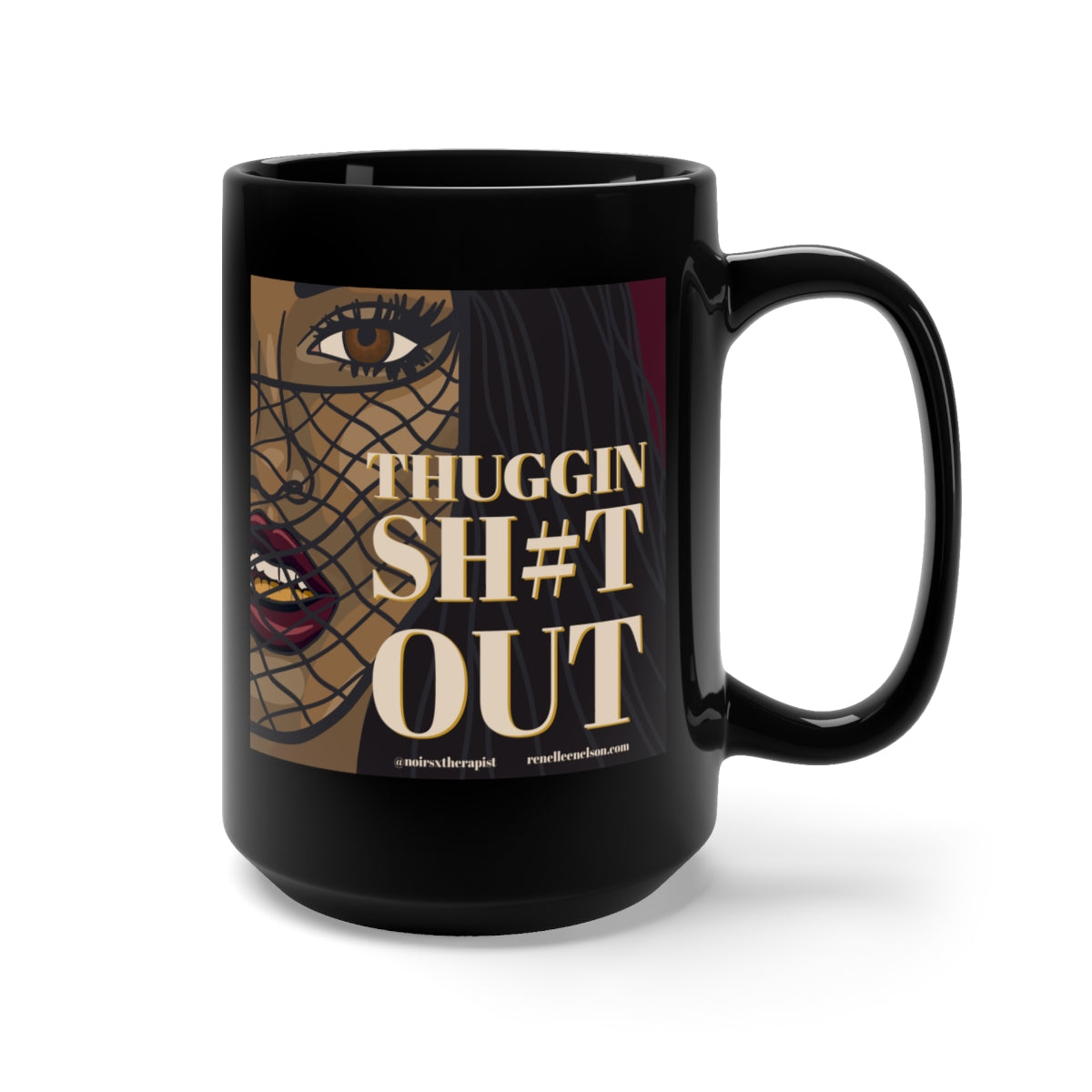 Noir Elegant Thug Mug