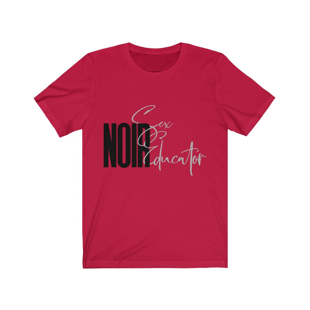 Noir Sex Educator Unisex Jersey Short Sleeve Tee