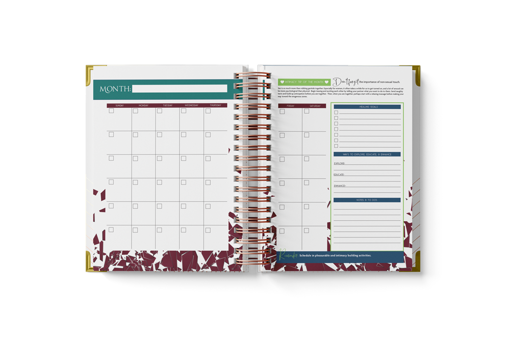 Pleasure After Betrayal: Aftercare Edition Undated Planner