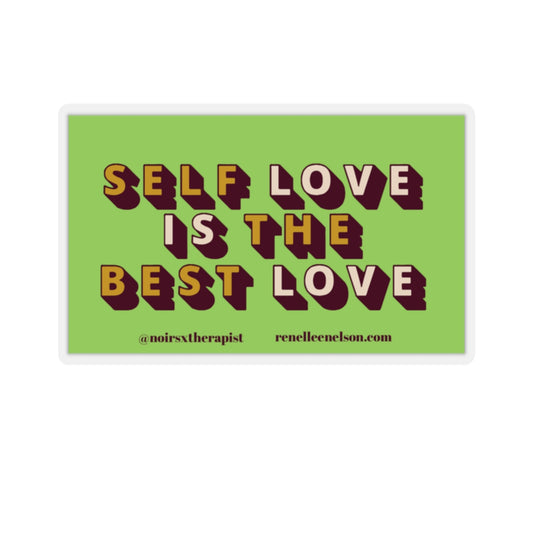 "Self-Love is the Best Love" Kiss-Cut Stickers